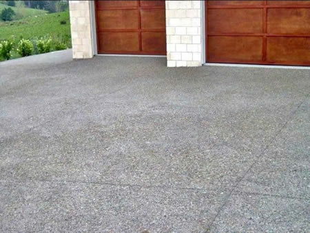 coloured concrete driveways
