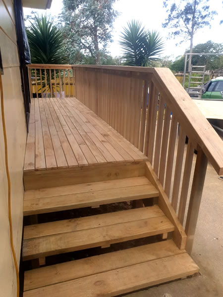 timber deck builder